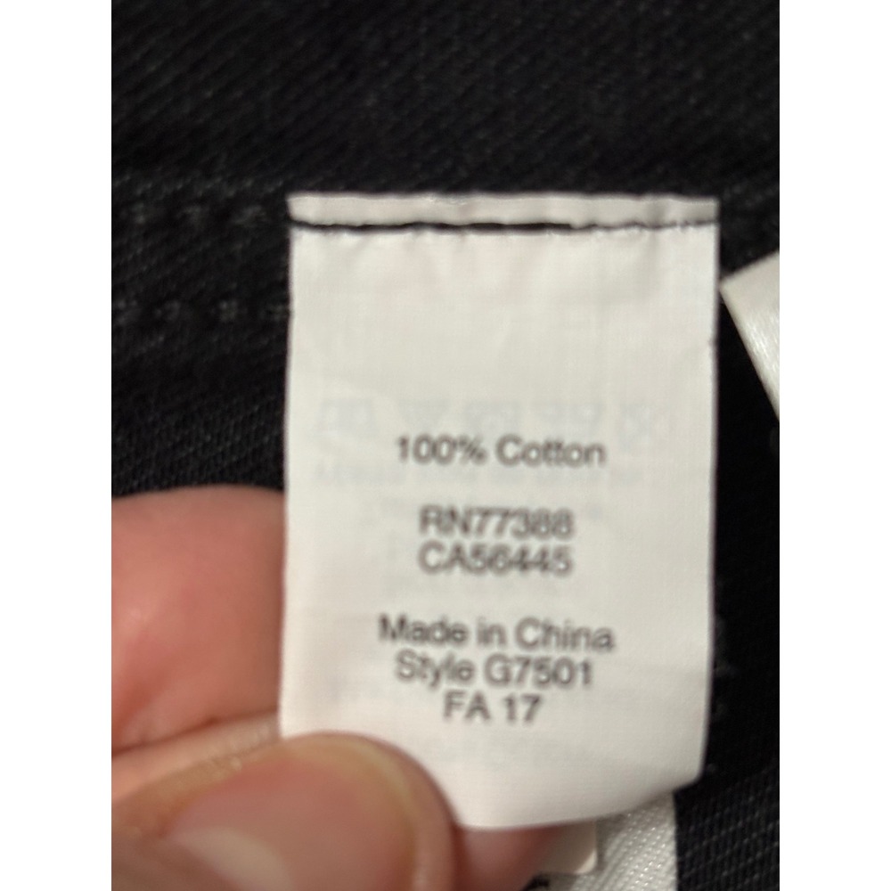 Madewell Womens Black Denim Trucker Jacket Raw Hem G7501 Cotton Size Medium - Picture 5 of 6